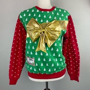 Christmas Present Sweater Size L EUC